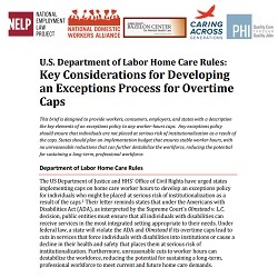 BRIEF: Exceptions Necessary for Home Care Hours Caps