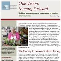CASE STUDY: "One Vision" Project Points Michigan Towards Person-Centered Care