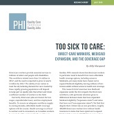 RESEARCH BRIEF: States' Failure to Expand Medicaid Hurts Direct-Care Workers