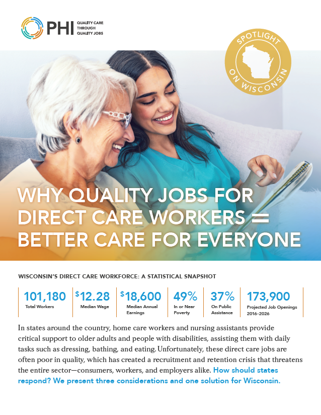 Spotlight on Wisconsin: Direct Care Workers and Quality Jobs