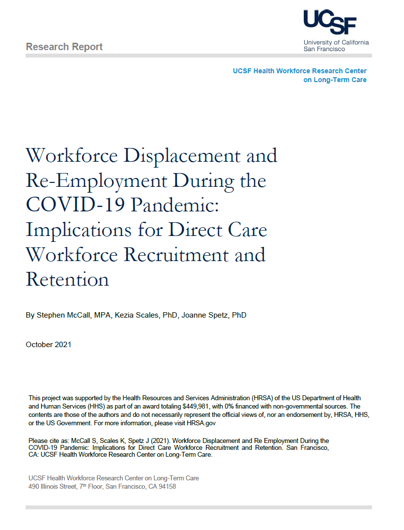Workforce Displacement and Re-Employment During the COVID-19 Pandemic