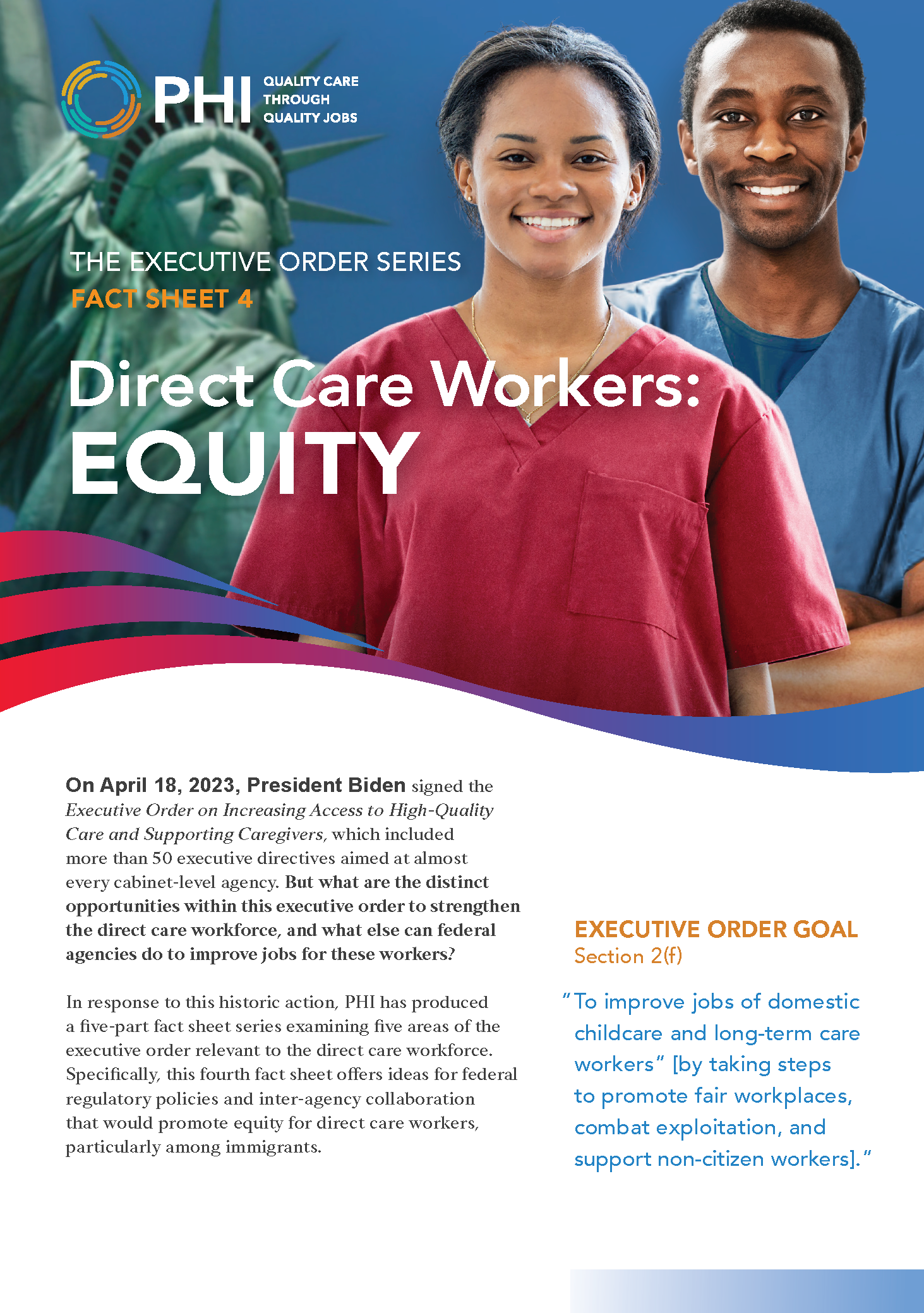 Direct Care Workers: Equity (Executive Order Series)