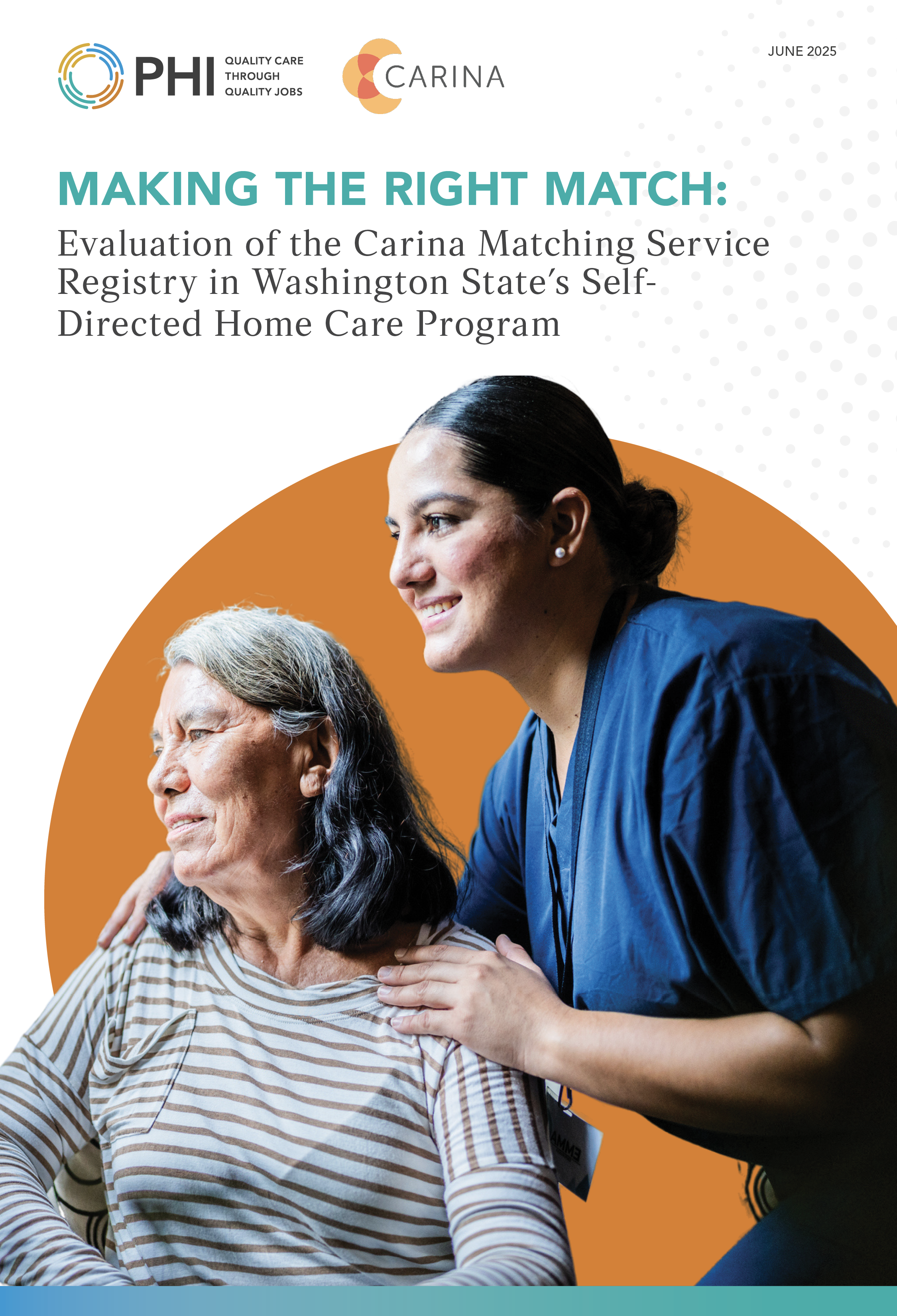 Making the Right Match:   Evaluation of the Carina Matching Service Registry in Washington State’s Self-Directed Home Care Program